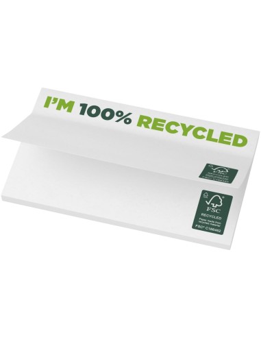 Bloc de notas adhesivas de papel reciclado de 127 x 75 mm Personalizada 621288