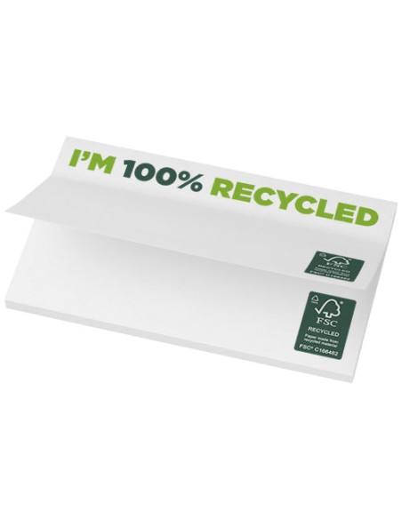 Bloc de notas adhesivas de papel reciclado de 127 x 75 mm Personalizado 621288
