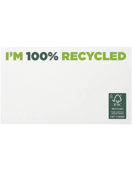 Bloc de notas adhesivas de papel reciclado de 127 x 75 mm Personalizado 621288
