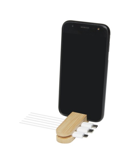 Organizador de cables de bambú Personalizado 6124233