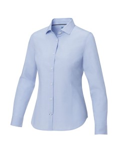 Camisa orgánica de manga larga para mujer Personalizado...