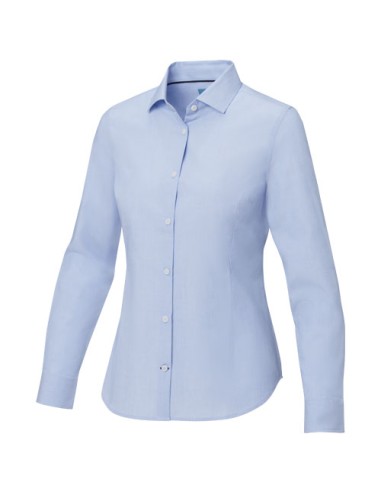 Camisa orgánica de manga larga para mujer Personalizado 637525