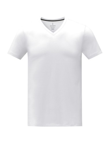 Camiseta de manga corta y cuello en V para...