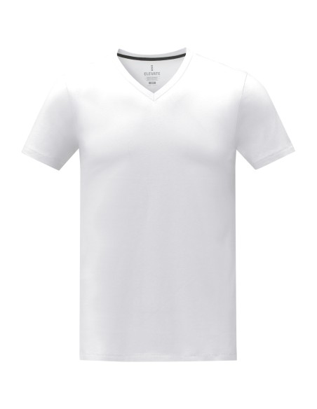 Camiseta de manga corta y cuello en V para hombre Personalizado 638030