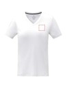 Camiseta de manga corta y cuello en V para mujer Personalizada 638031 - Imagen 5
