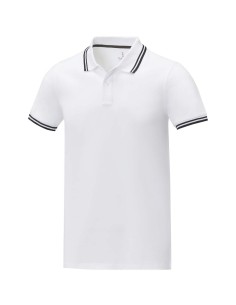 Polo de manga corta con ribete para hombre Personalizado...