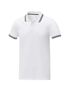Polo de manga corta con ribete para hombre Personalizado...