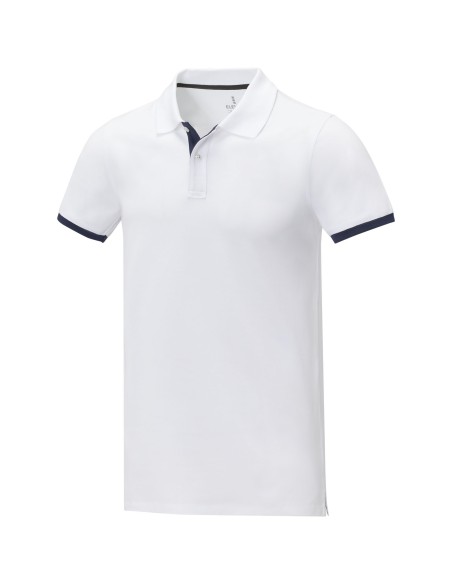 Polo de manga corta de dos tonos para hombre Personalizado 638110