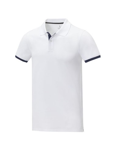 Polo de manga corta de dos tonos para hombre Personalizado 638110