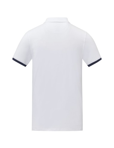 Polo de manga corta de dos tonos para hombre...