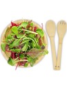 Ensaladera y cubiertos de bambú Personalizado 6113268 - Imagen 3
