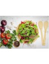 Ensaladera y cubiertos de bambú Personalizado 6113268 - Imagen 4
