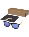Gafas de sol polarizadas con cristal de espejo de PET reciclado/bambú en caja de regalo Personalizado 6127001 - Imagen 4