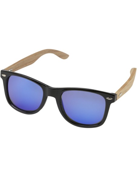 Gafas de sol polarizadas con cristal de espejo de PET reciclado/madera en caja de regalo Personalizado 6127002
