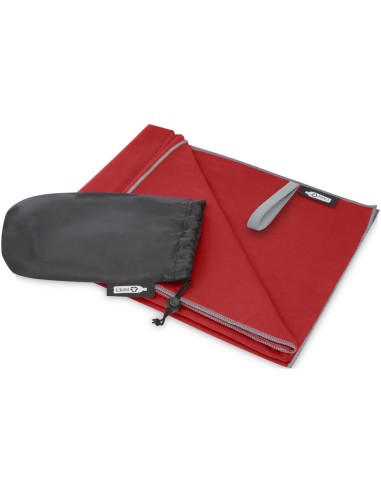 Toalla ultraligera y de secado rápido de PET reciclado 130 x 80 cm Personalizado 6127012
