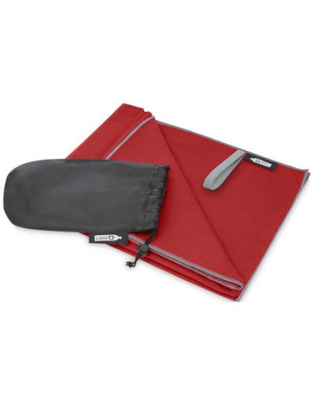 Toalla ultraligera y de secado rápido de PET reciclado 130 x 80 cm Personalizado 6127012