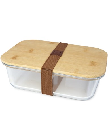 Fiambrera de vidrio con tapa de bambú Personalizado 6113276