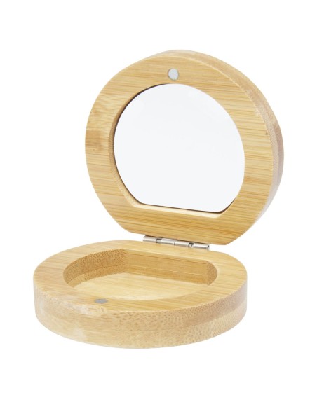 Espejo de bolsillo de bambú Personalizado 6126196