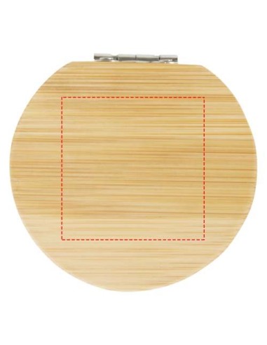Espejo de bolsillo de bambú Personalizado 6126196