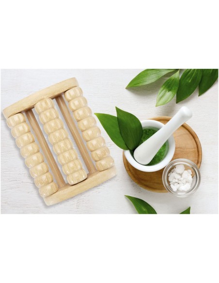 Masajeador de pies de bambú Personalizado 6126201