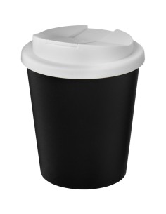 Vaso reciclado de 250 ml con tapa antigoteo Personalizado...