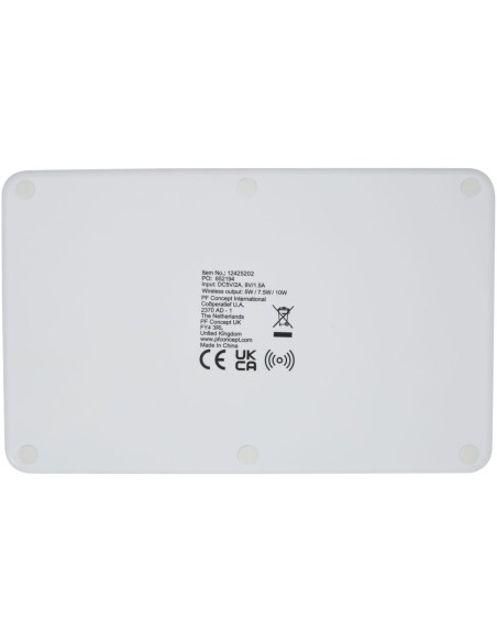 Cargador inalámbrico de bambú de 10 W Personalizado 6124252