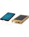 Batería externa solar de bambú de 8000 mAh Personalizado 6124257 - Imagen 4