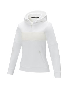 Sudadera anorak con capucha con media cremallera para...