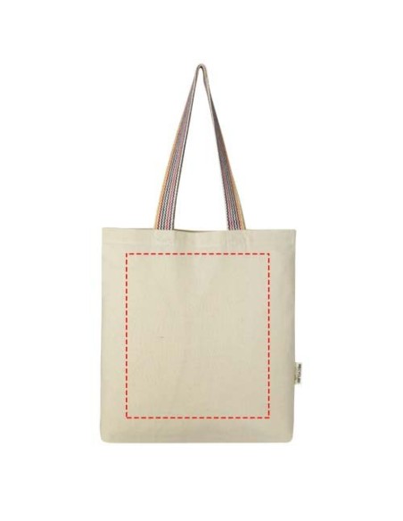 Bolsa Tote de algodón reciclado de 180 g/m² de 5 l Personalizado 6120642