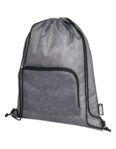 Bolsa con cordón plegable reciclada de 7L Personalizado 6120646