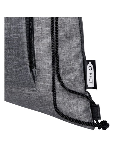 Bolsa con cordón plegable reciclada de 7L...