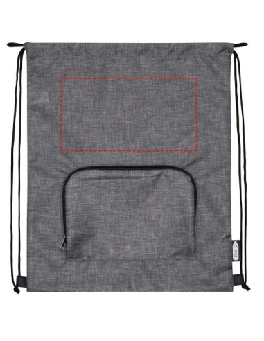 Bolsa con cordón plegable reciclada de 7L...