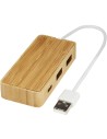 Hub USB de bambú Personalizado 6124306 - Imagen 1