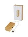 Hub USB de bambú Personalizado 6124306 - Imagen 5