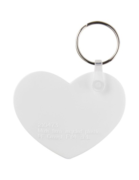 Llavero reciclado con forma de corazón Personalizado 6210473