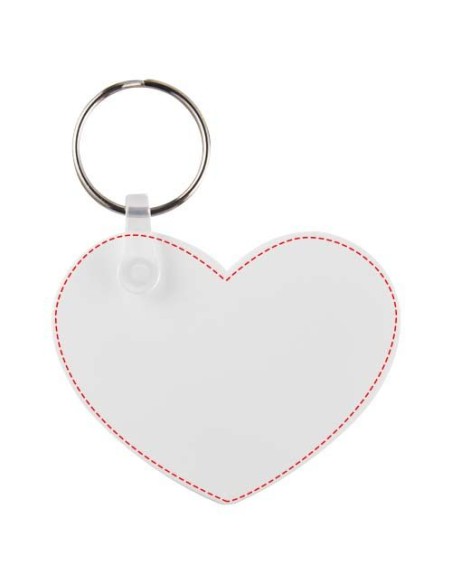 Llavero reciclado con forma de corazón Personalizado 6210473