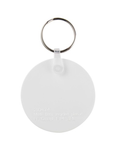 Llavero reciclado en forma de círculo...