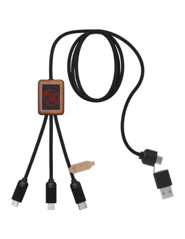 Cable de carga de 40 W 5 en 1 de PET reciclado...