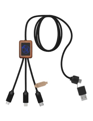 Cable de carga de 40 W 5 en 1 de PET reciclado...