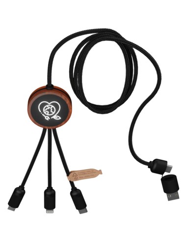Cable de carga de 40 W 5 en 1 de PET reciclado...