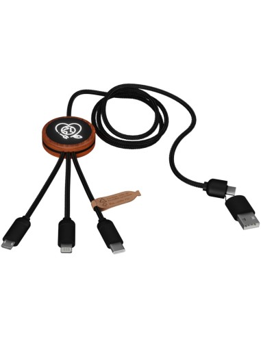 Cable de carga de 40 W 5 en 1 de PET reciclado...