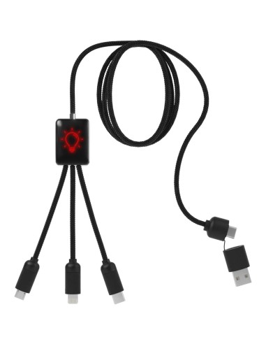 Cable de carga extensible 5 en 1 Personalizada 62PX064