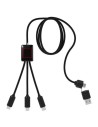 Cable de carga extensible 5 en 1 Personalizada 62PX064 - Imagen 3