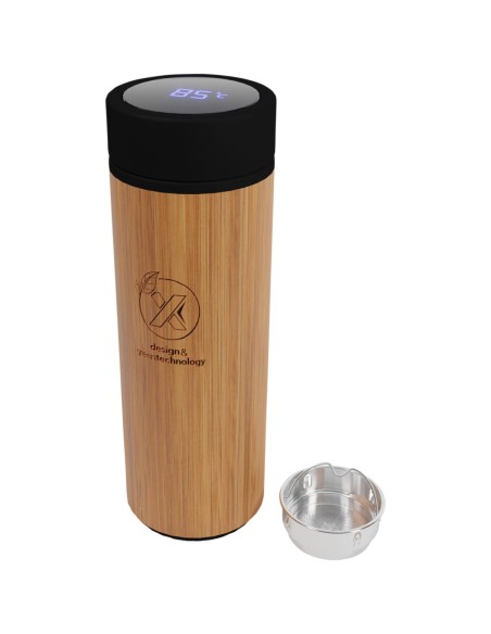 Botella inteligente de bambú de 500 ml Personalizado 662PX056