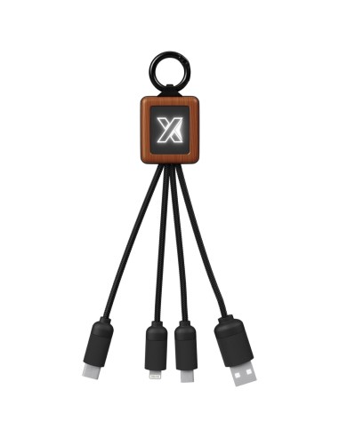 SCX.design Cable de madera de 20 W FSC fácil de...