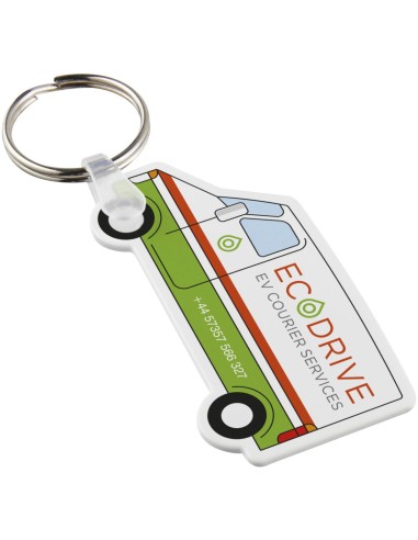 Llavero reciclado en forma de furgoneta Personalizada 6210474