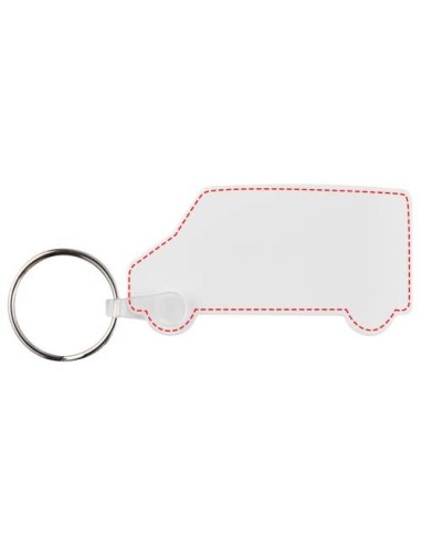 Llavero reciclado en forma de furgoneta...