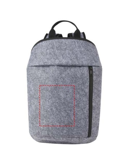 Mochila isotérmica de fieltro reciclado GRS de 7 L Personalizado 6210742