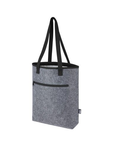 Bolsa Tote isotérmica de fieltro reciclado GRS de 12 L Personalizado 6210743