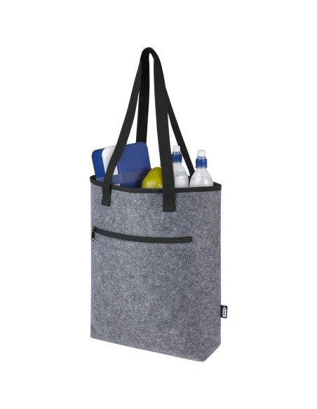 Bolsa Tote isotérmica de fieltro reciclado GRS de 12 L Personalizado 6210743
